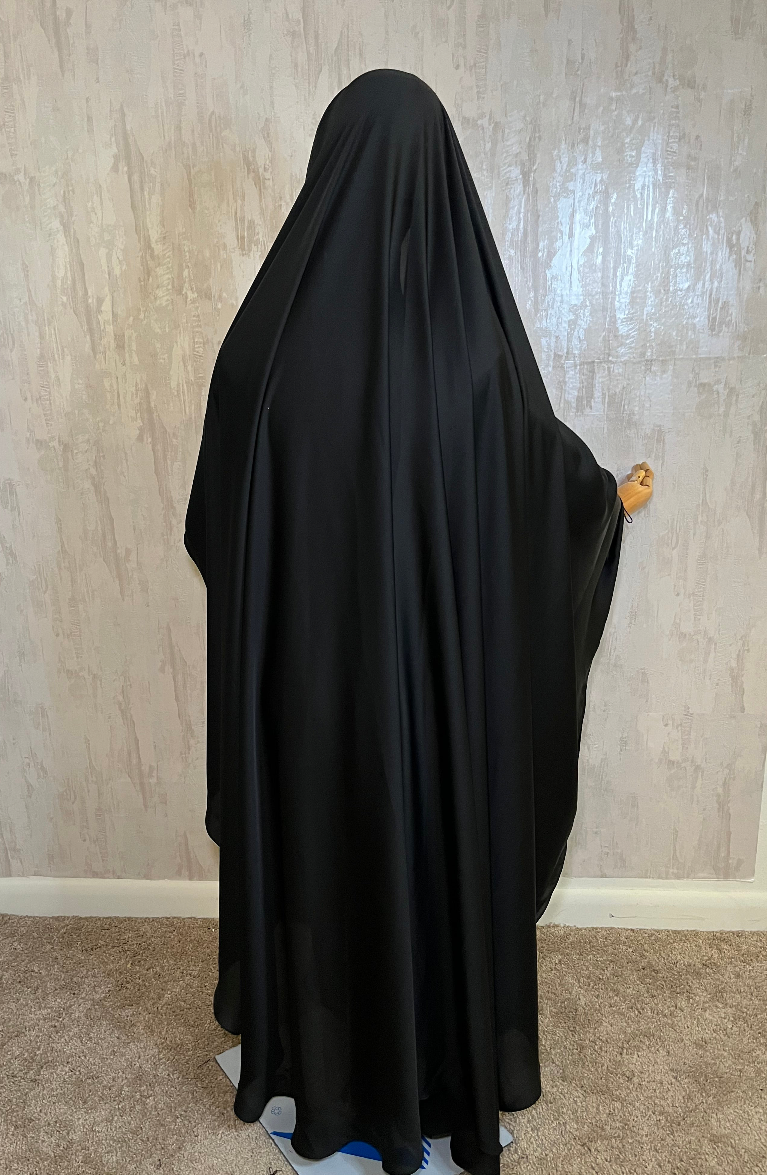 “Hana” Silk Throw Over Cape