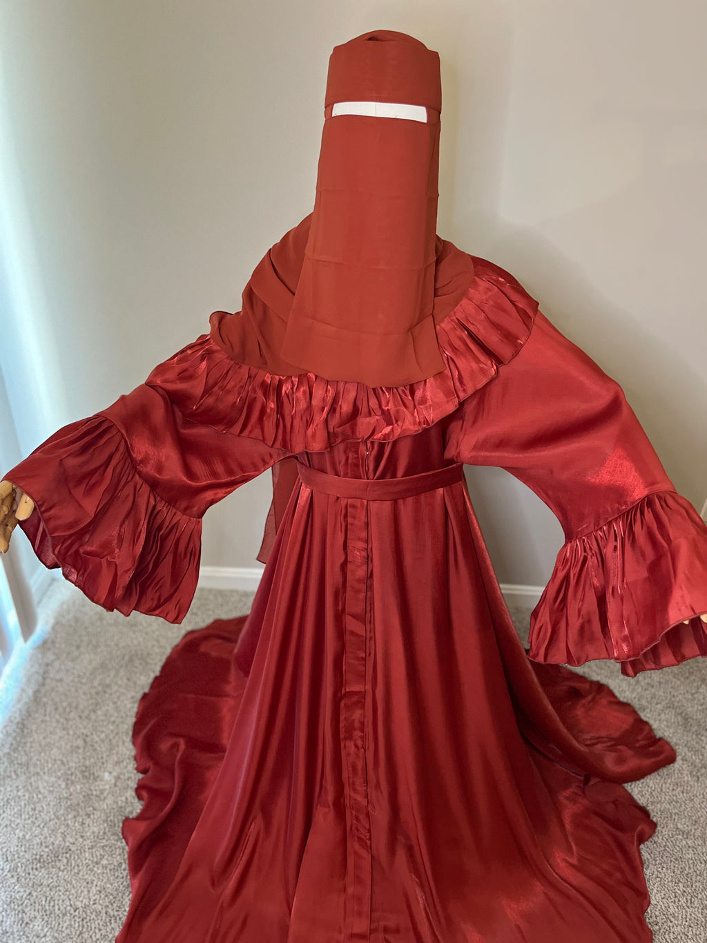Rust “Yasmine” Abaya