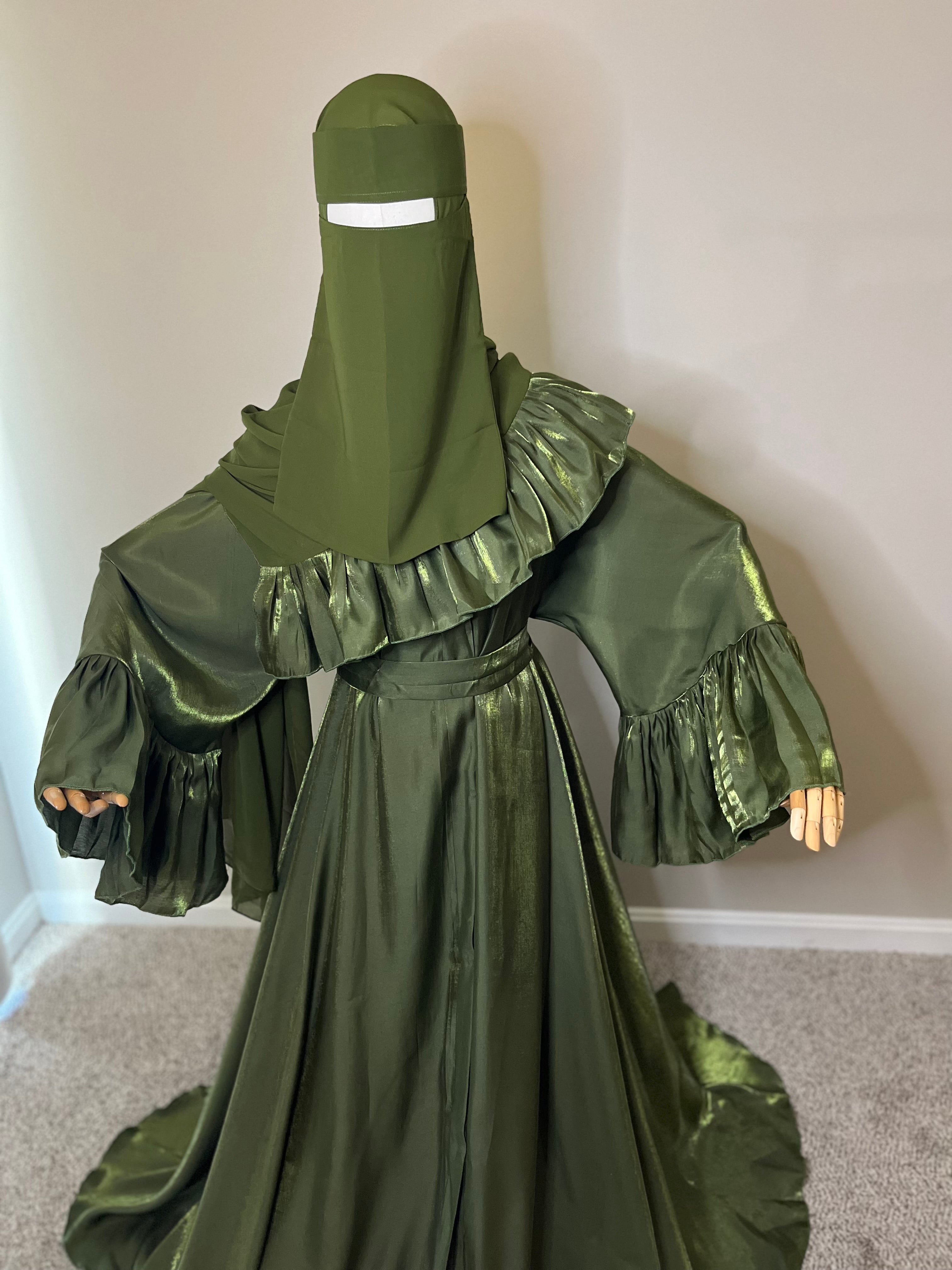Olive Green “Yasmine” Abaya
