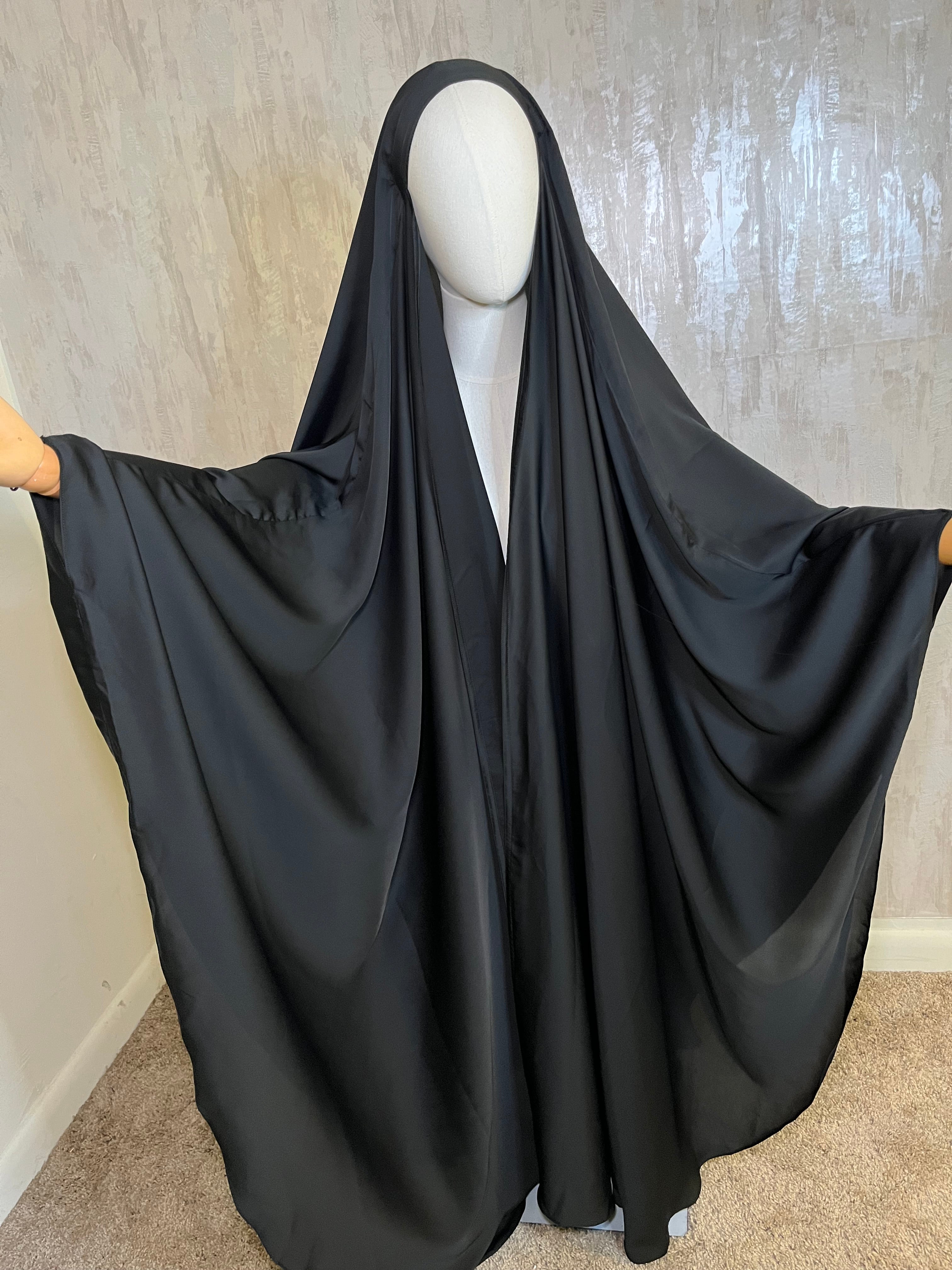“Hana” Silk Throw Over Cape
