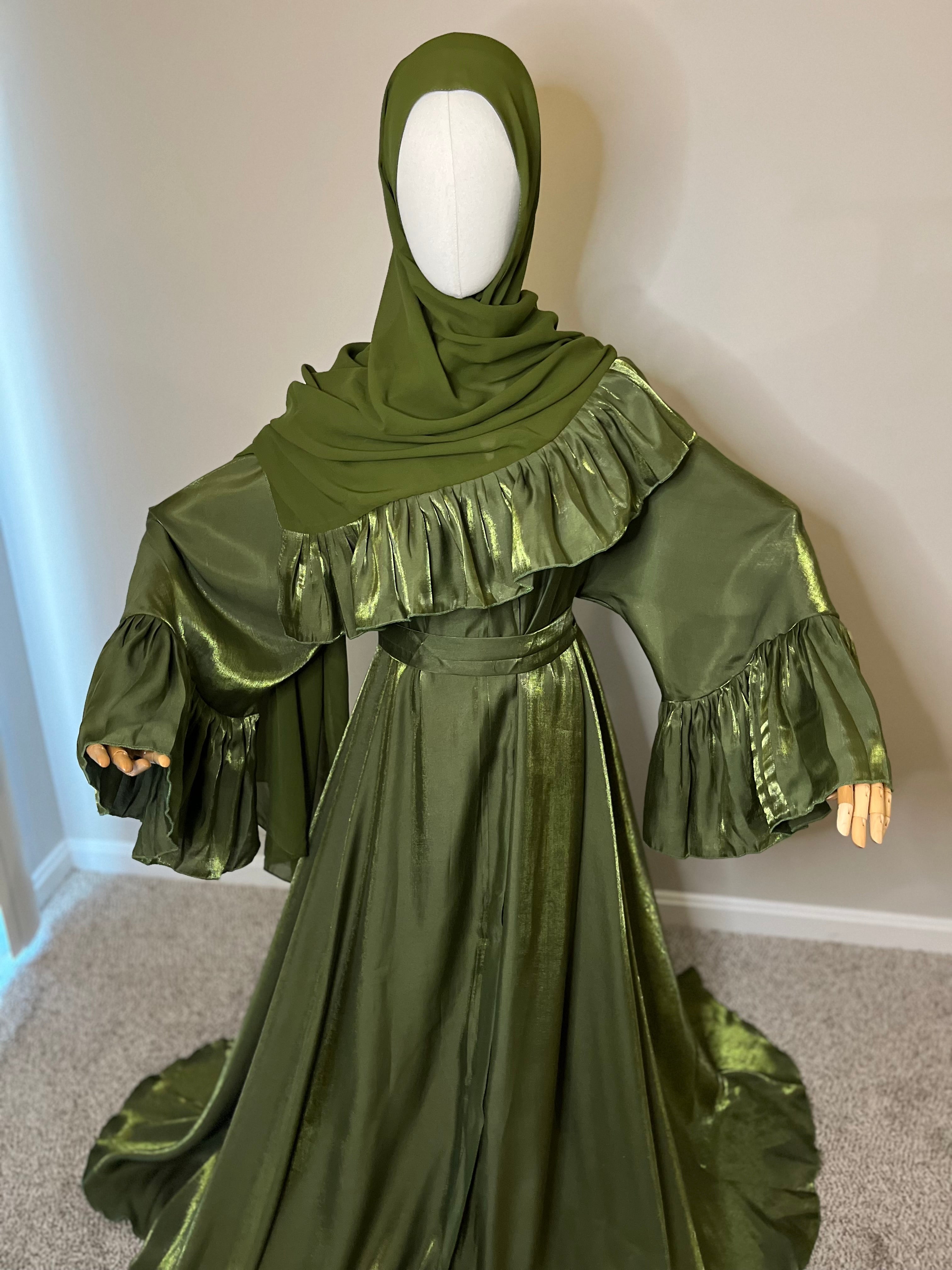 Olive Green “Yasmine” Abaya